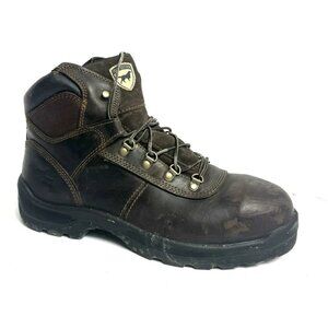 Irish Setter Mens Ely Steel Toe Work Boot Brown Size 13 M